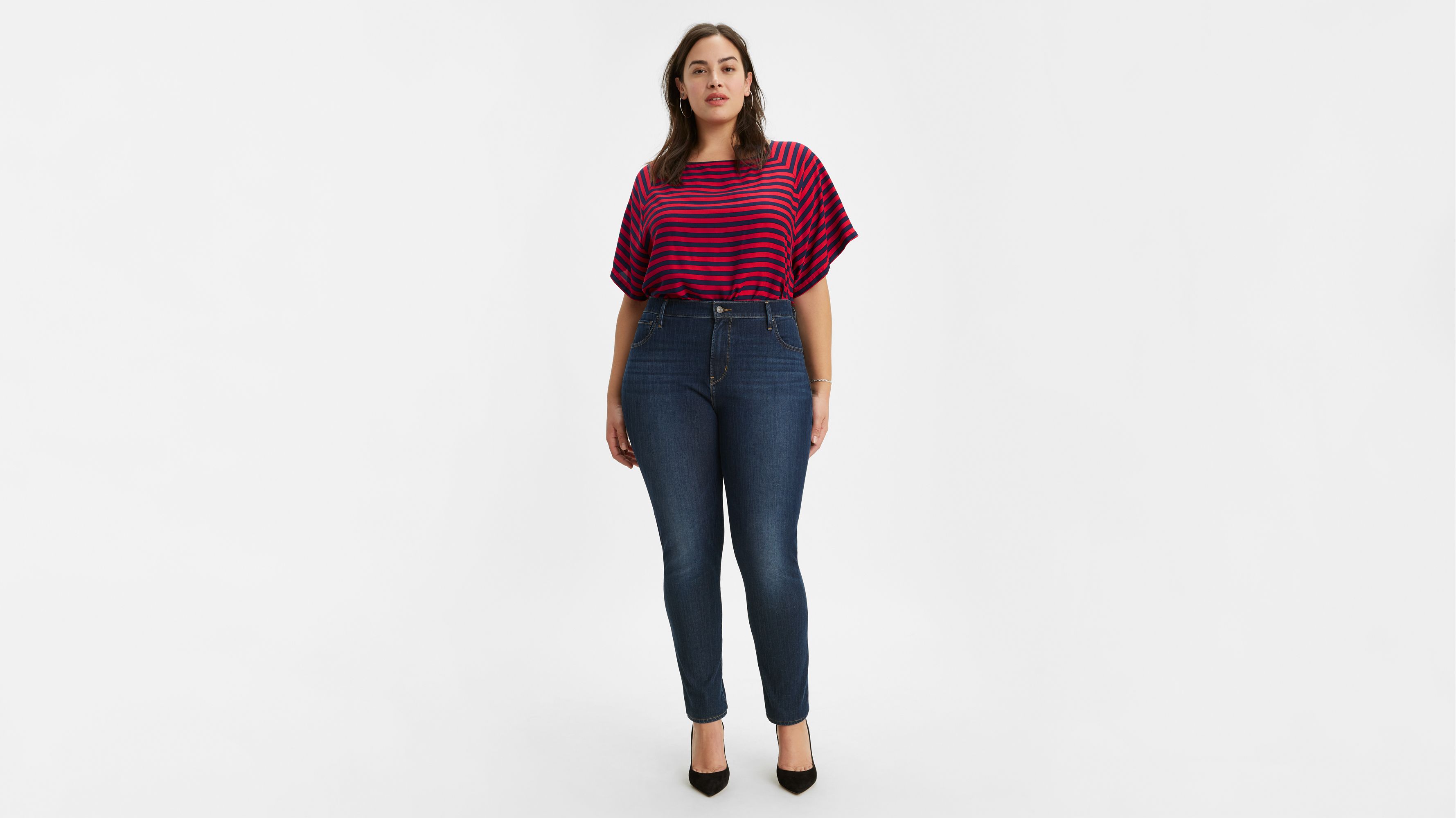 levis high waisted jeans plus size