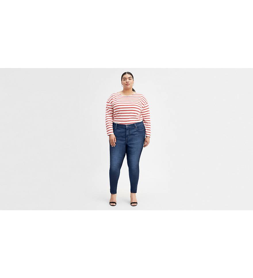 721 High Rise Skinny Women's Jeans (plus Size) - Dark Wash | Levi's® CA