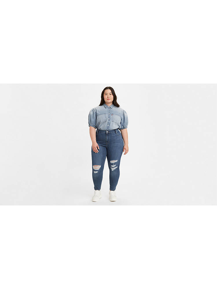 721 High Rise Skinny Women's Jeans (plus Size) - Medium Wash | Levi's® CA