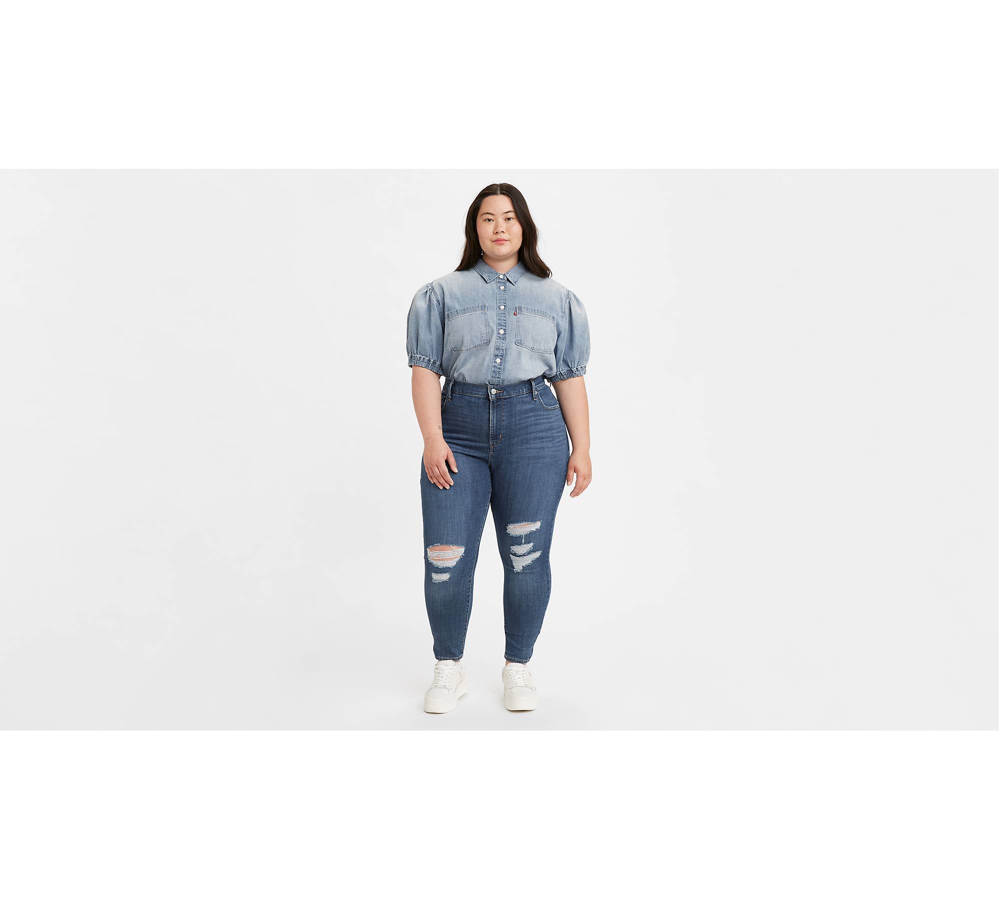 721 High Rise Skinny Women's Jeans (plus Size) - Medium Wash