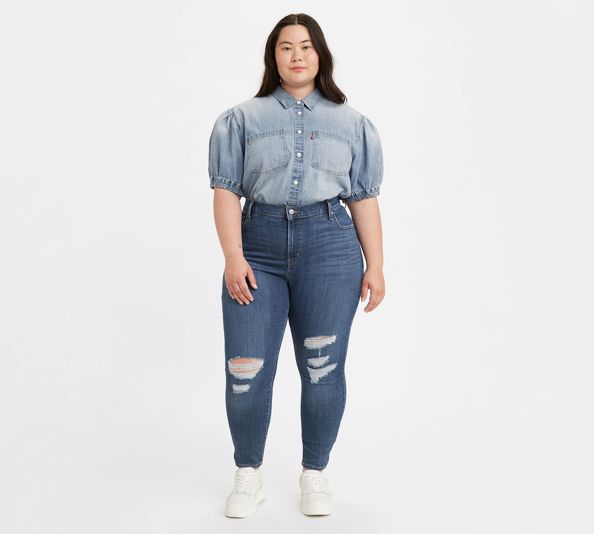 721 High Rise Skinny Women's Jeans (plus Size) - Medium Wash | Levi's® US