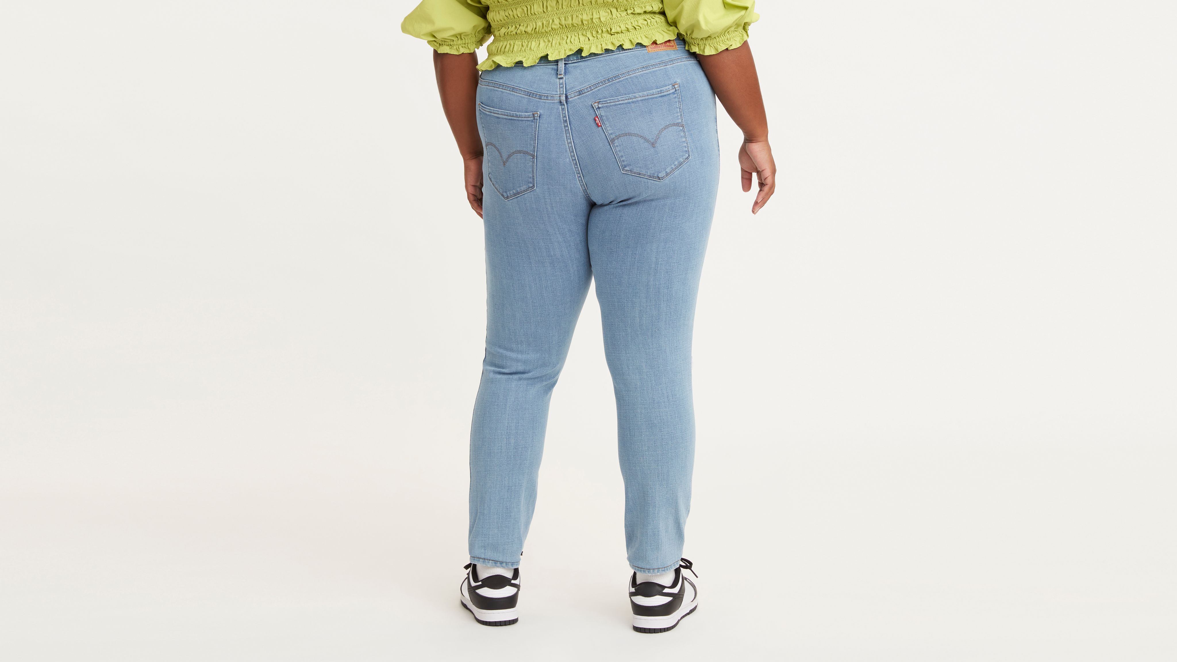 721 High Rise Skinny Jeans (plus Size) - Blue