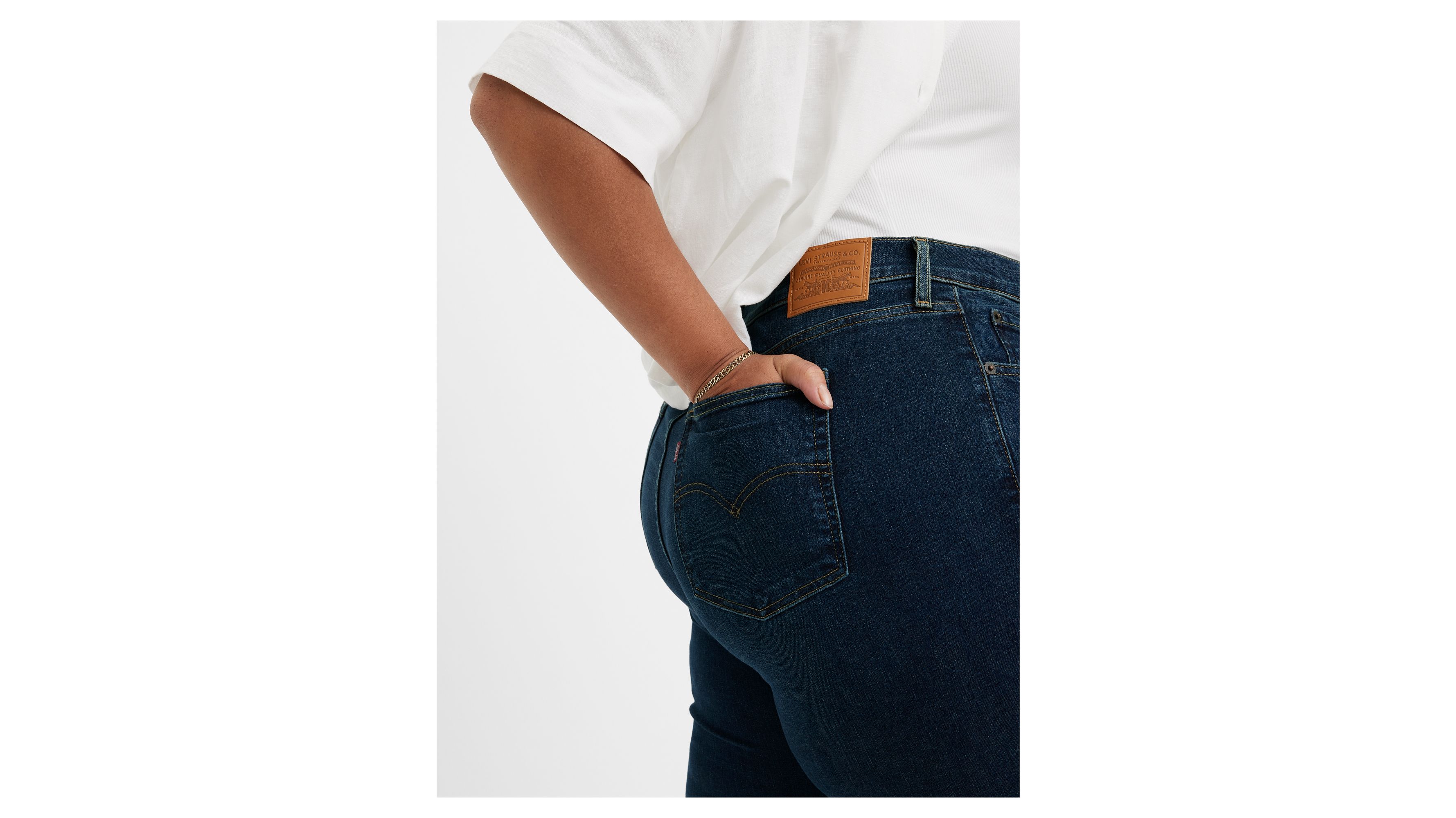 721 Skinny Jeans mit hohem Bund (Plus-Größe) 4