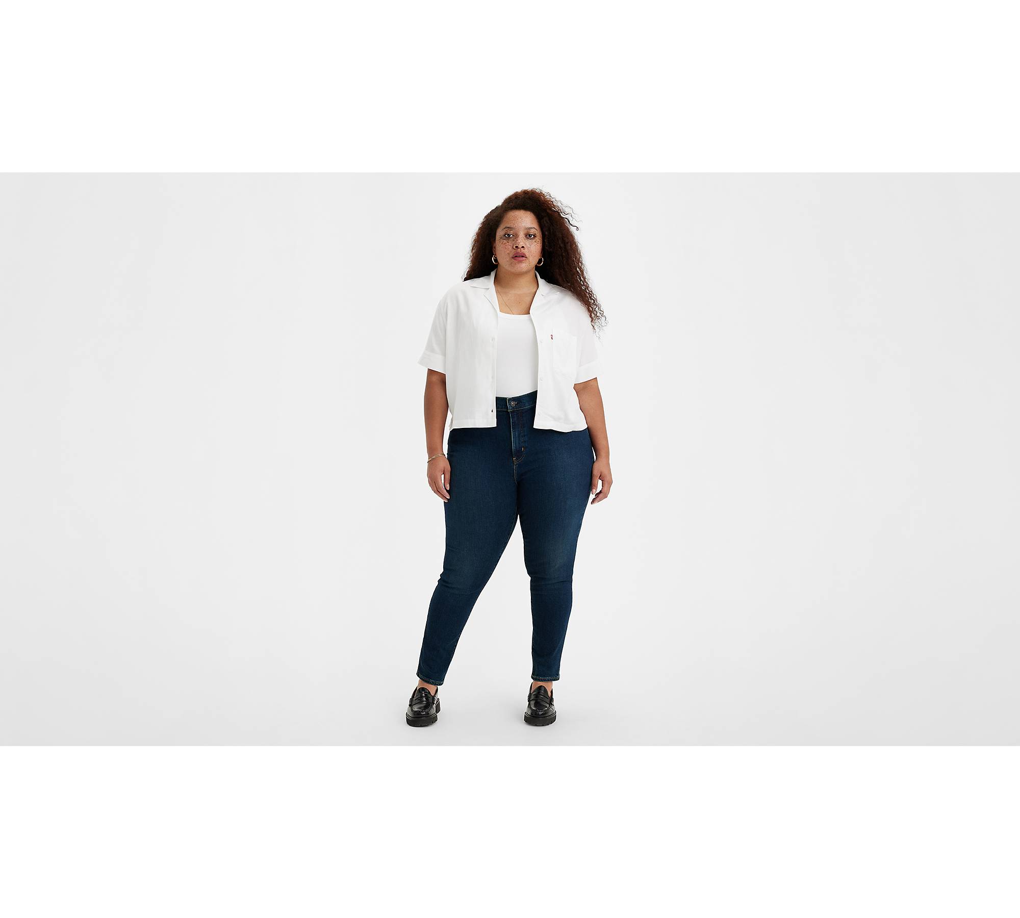 721 High Rise Skinny Jeans (plus Size) - Blue | Levi's® DE