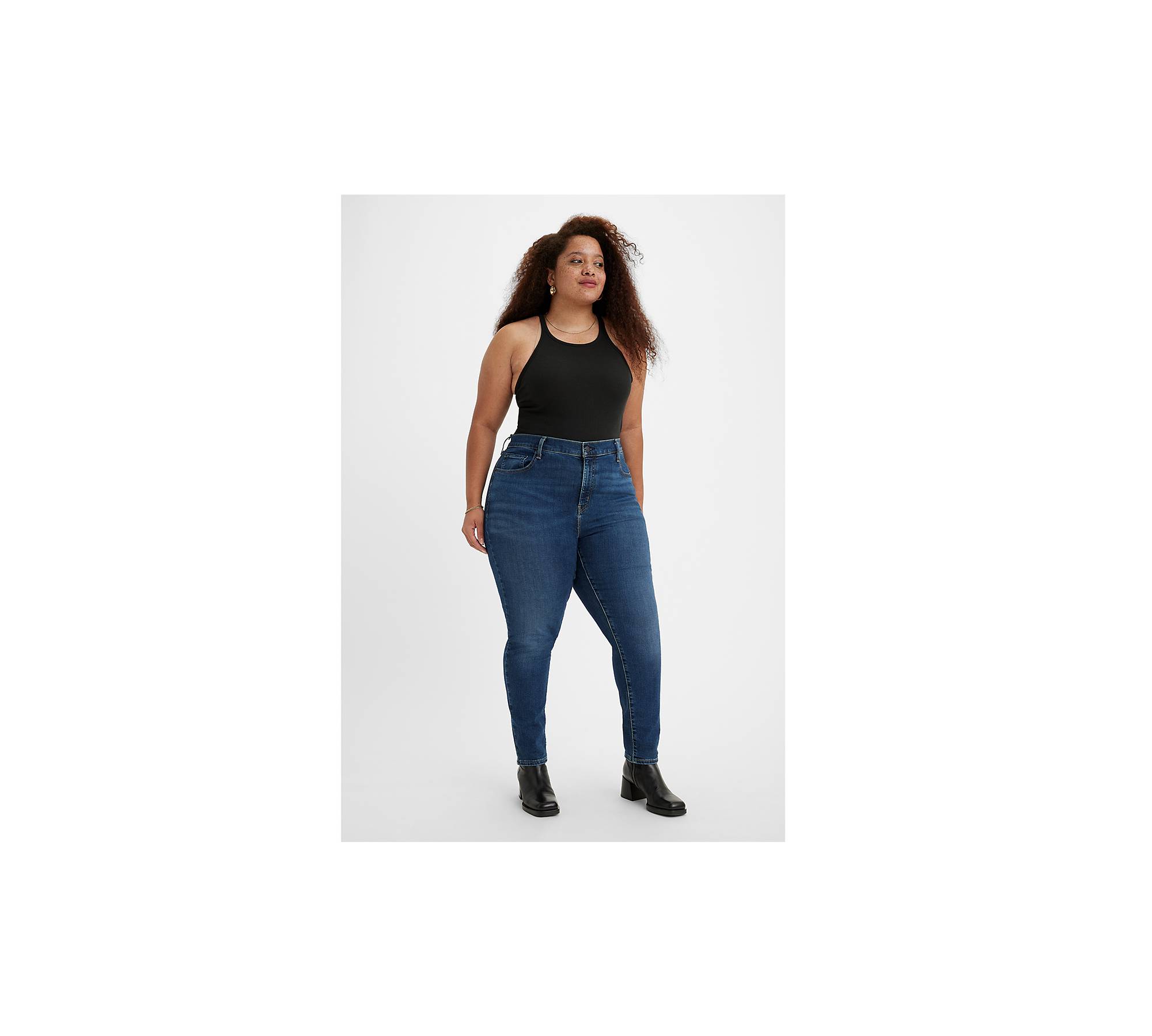 721 Skinny Jeans mit hohem Bund (Plus-Größe) 1