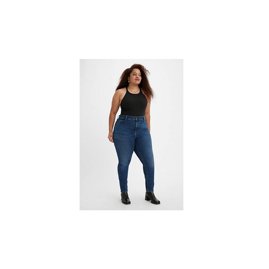 721 Skinny Jeans mit hohem Bund (Plus-Größe) 1