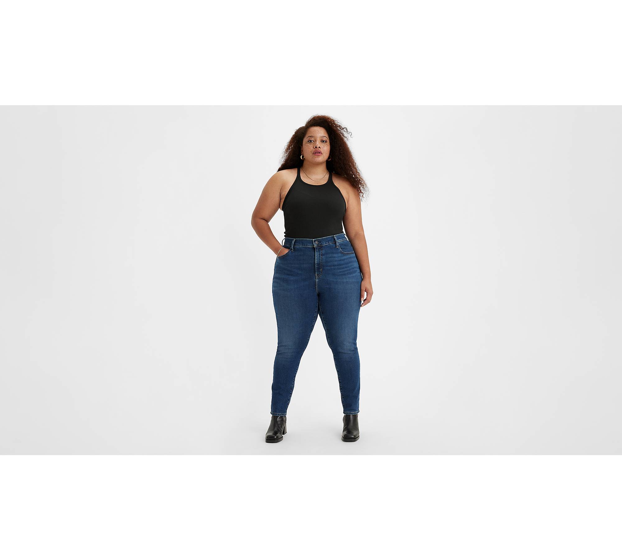Jean Levis Mujer 721 High Rise Skinny Blue Story Performance