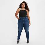 721 Skinny Jeans mit hohem Bund (Plus-Größe) 5