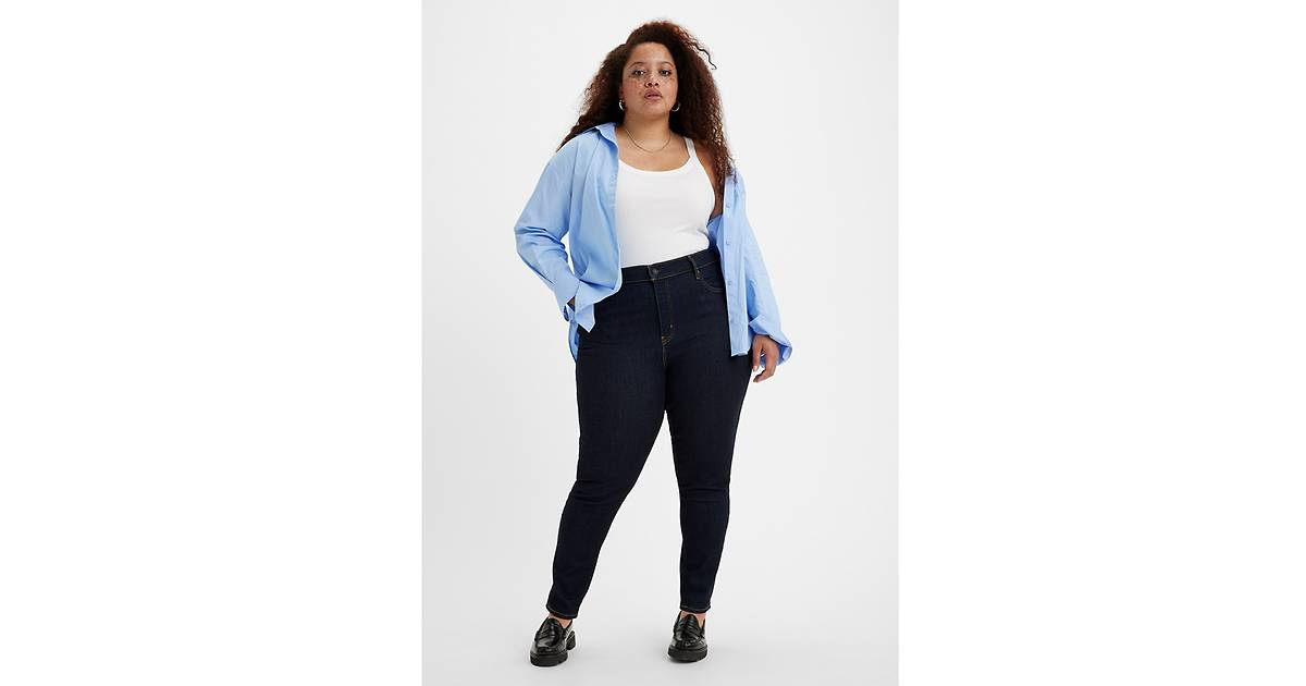 Plus Size High Waisted Skinny Jeans – 2020AVE