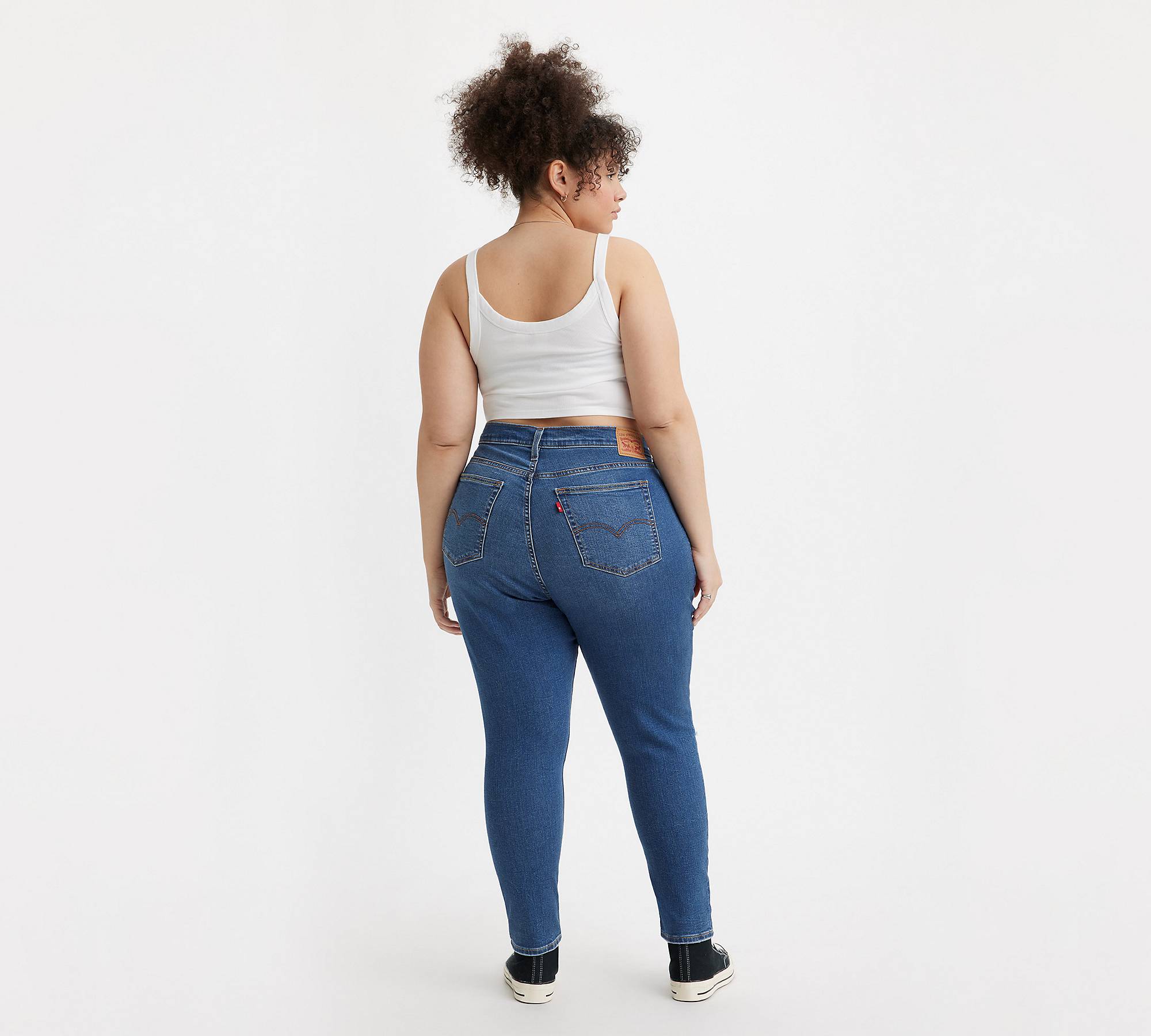 721 High Rise Skinny Women's Jeans (plus Size) - Dark Wash | Levi's® CA