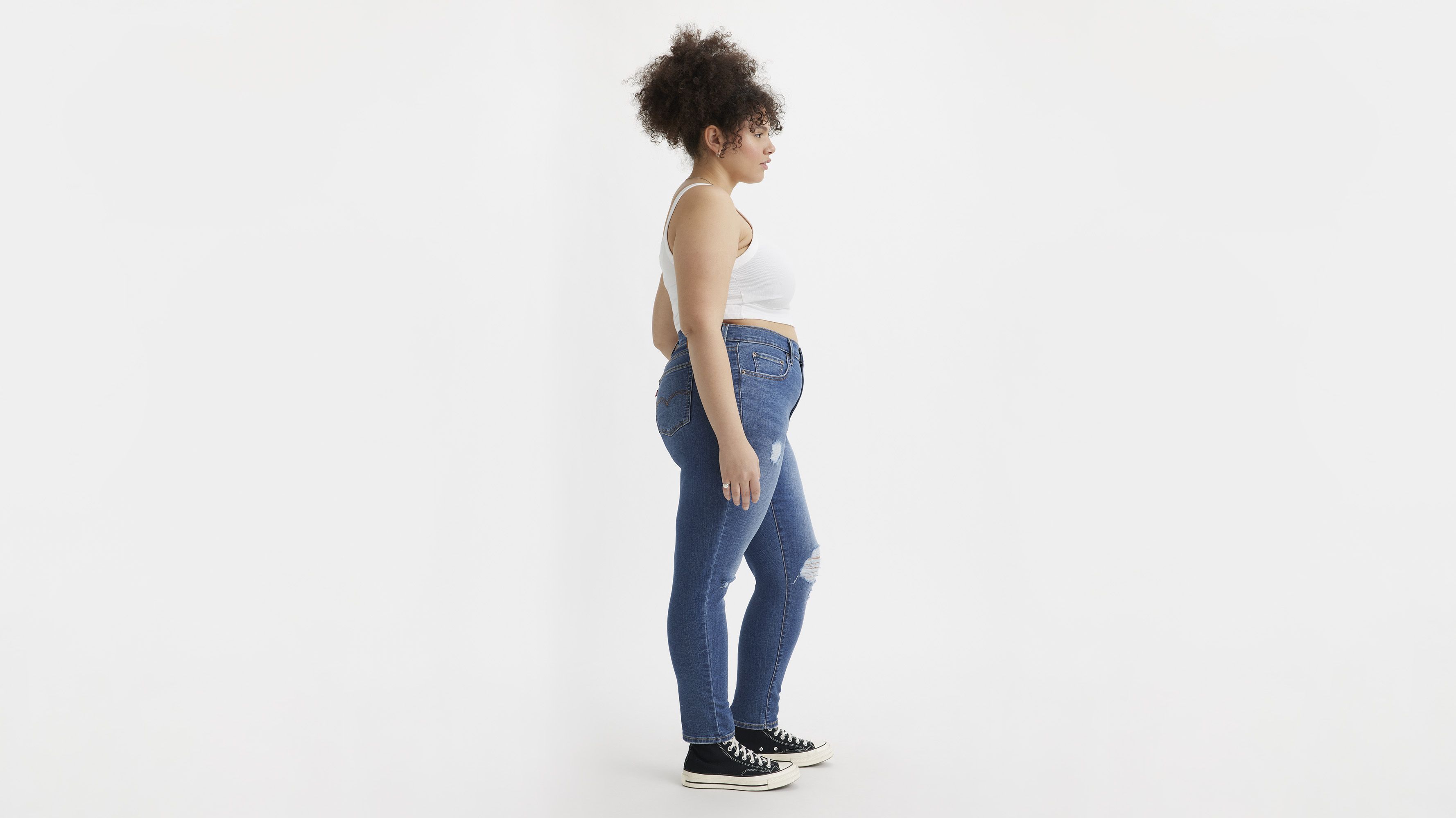 721 High Rise Skinny Women's Jeans (Plus Size) 2