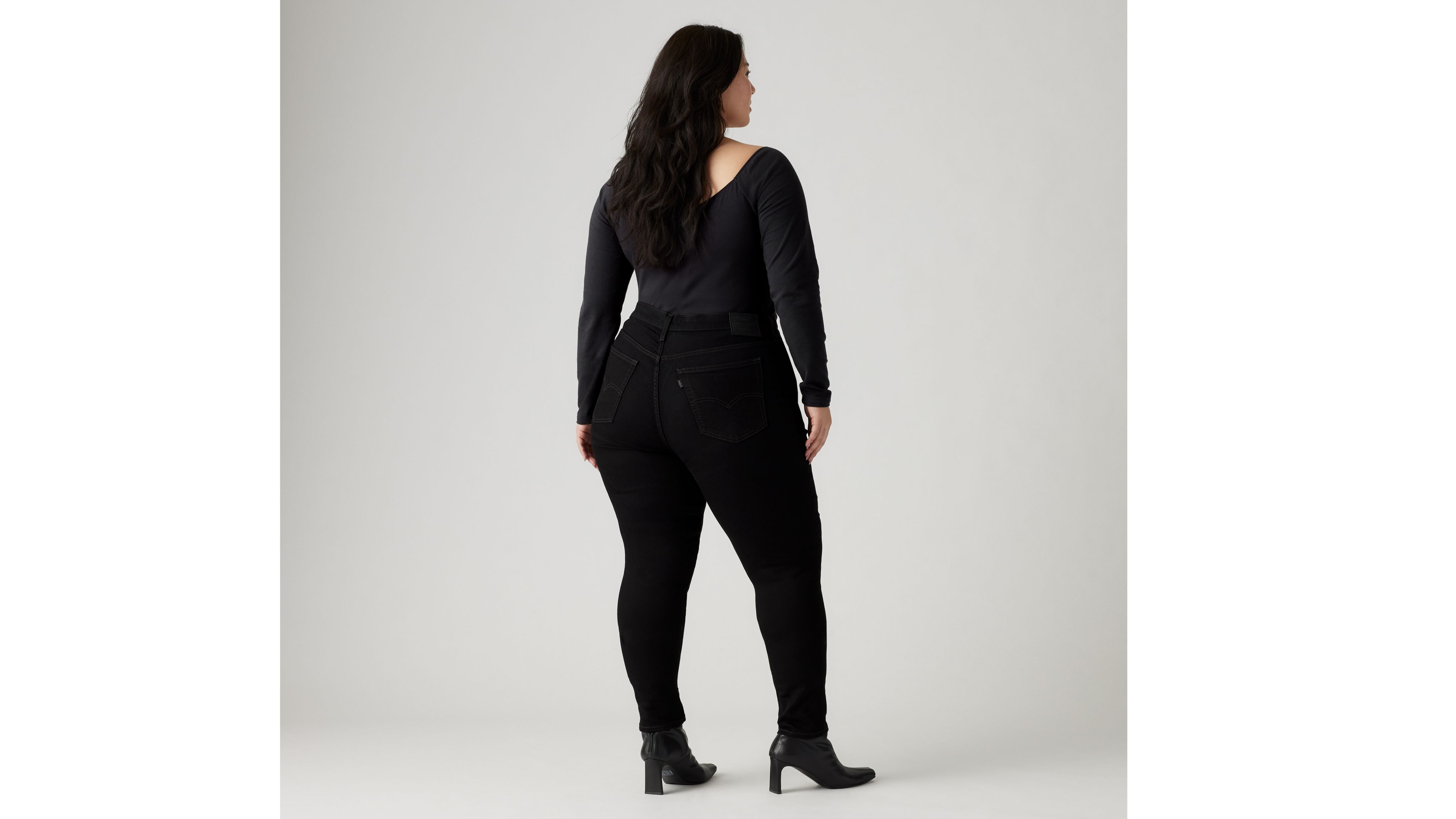 721™ High Rise Skinny Jeans (plus Size) - Black | Levi's® PL 721™ High Rise Skinny Jeans (plus Size) - Black | Levi's® PL