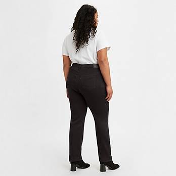 724™ High Rise Straight Jeans (Plus) 3