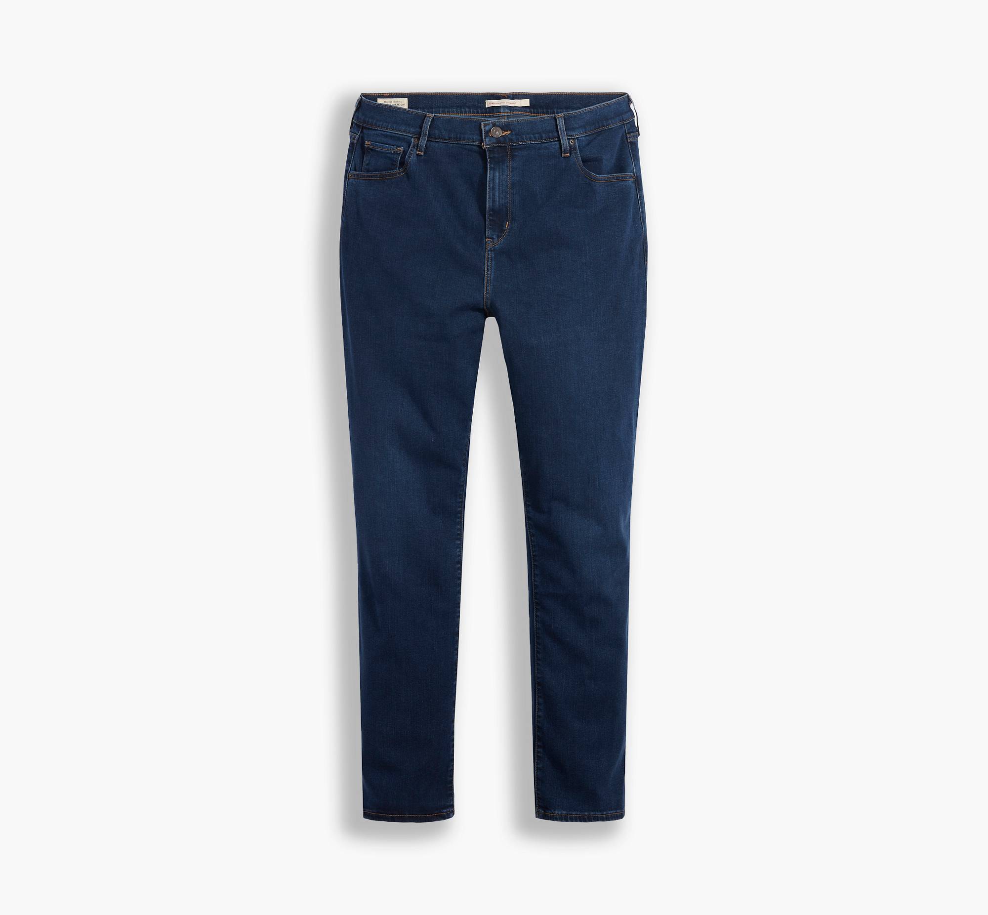 724™ High Rise Straight Jeans (plus) - Blue | Levi's® SM