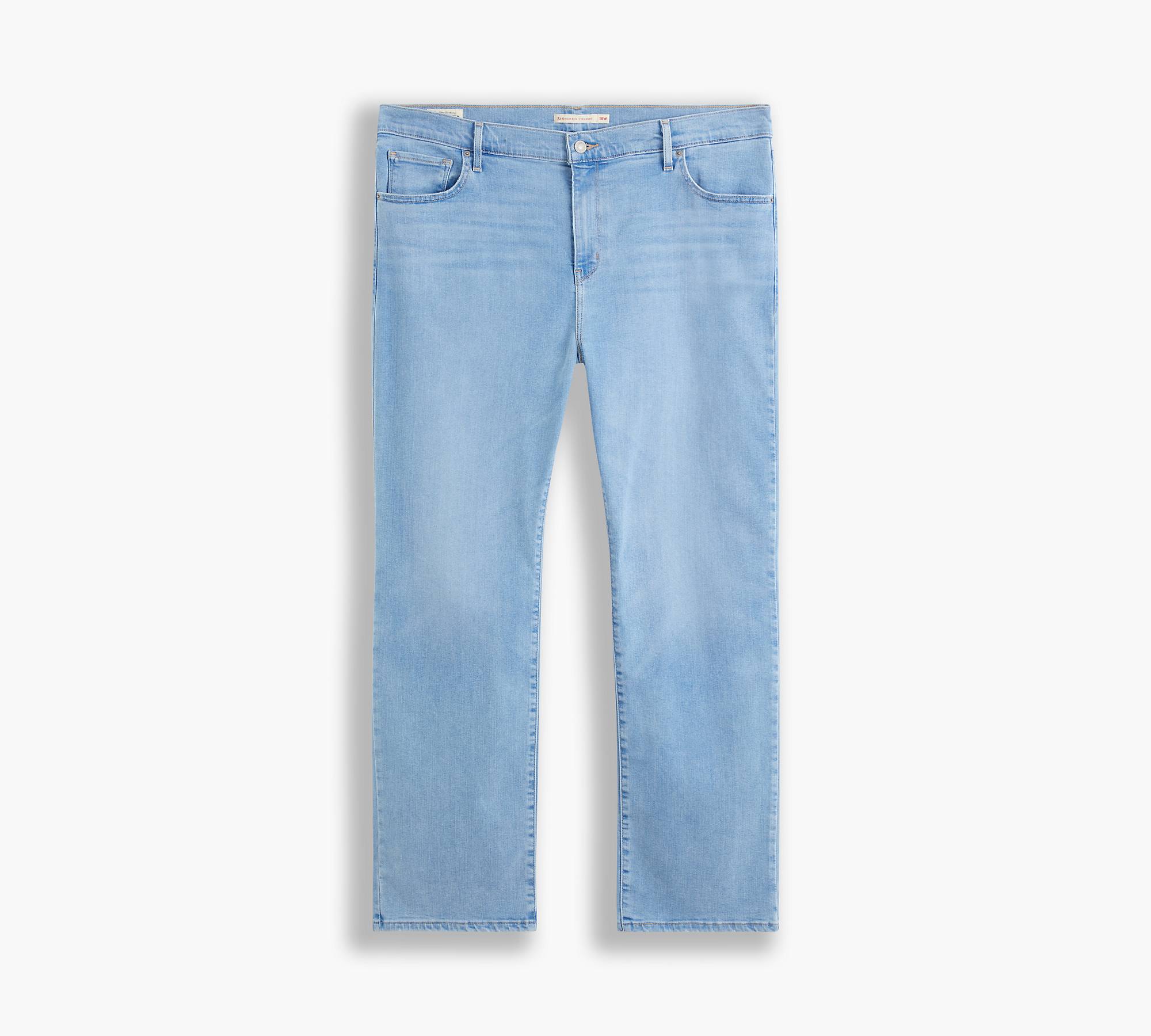 724™ High Rise Straight Jeans (plus) - Blue | Levi's® GB