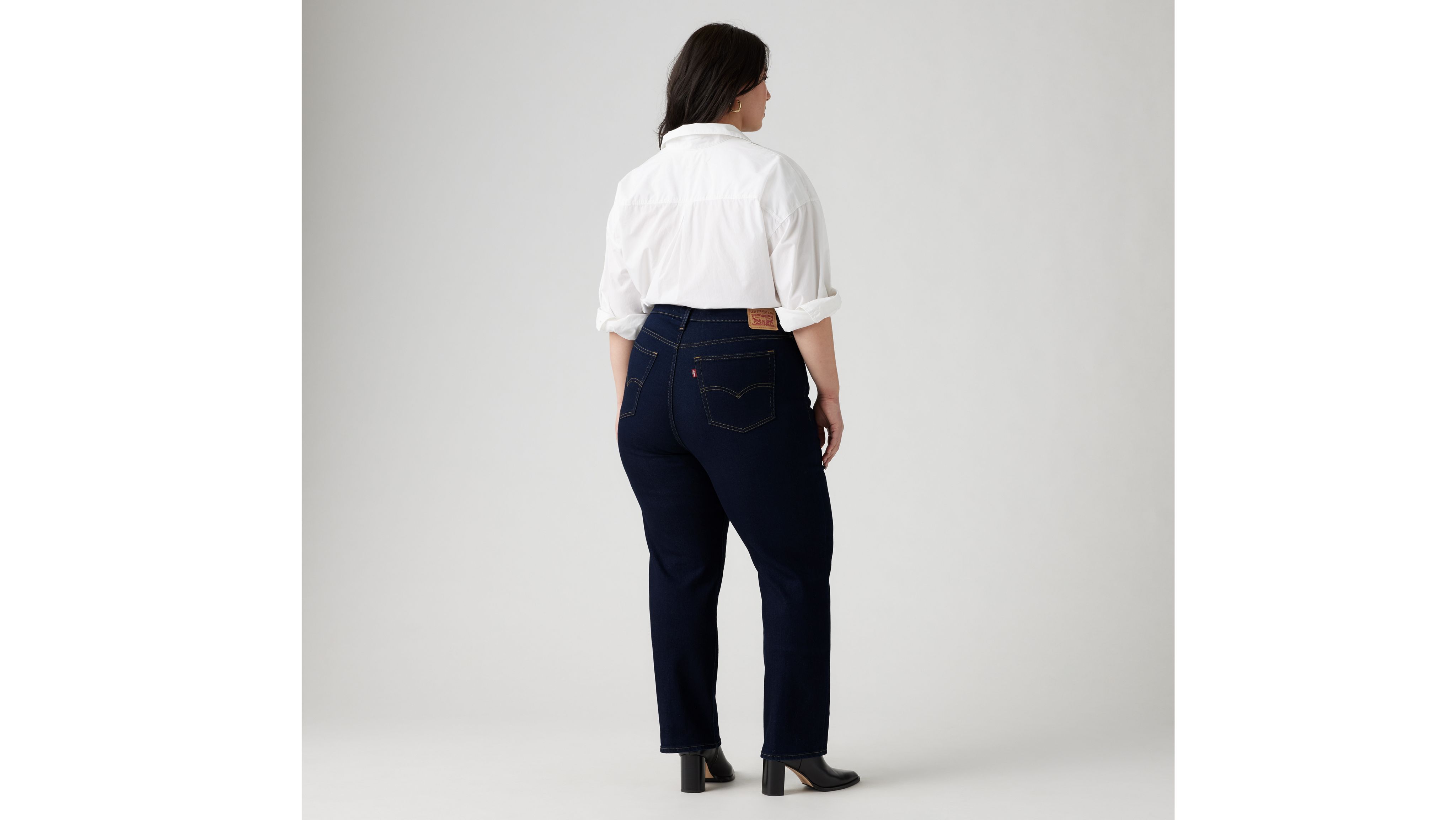Levi's 724 High Rise Slim Straight Fit Women's Jeans (plus Size) 26m In Cast Shadows