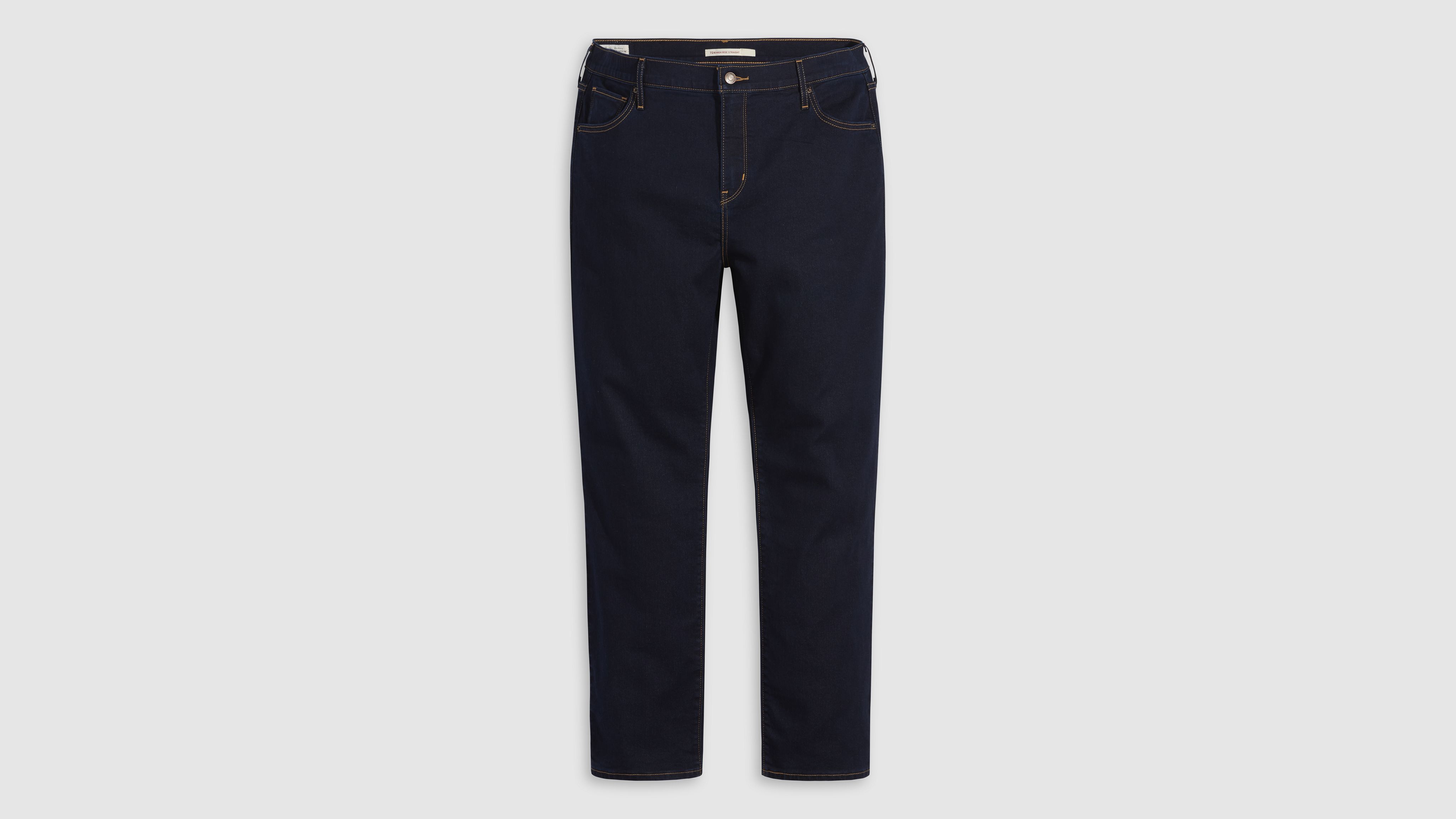 Levi's 724 High Rise Slim Straight Fit Women's Jeans (plus Size) 26m In Cast Shadows
