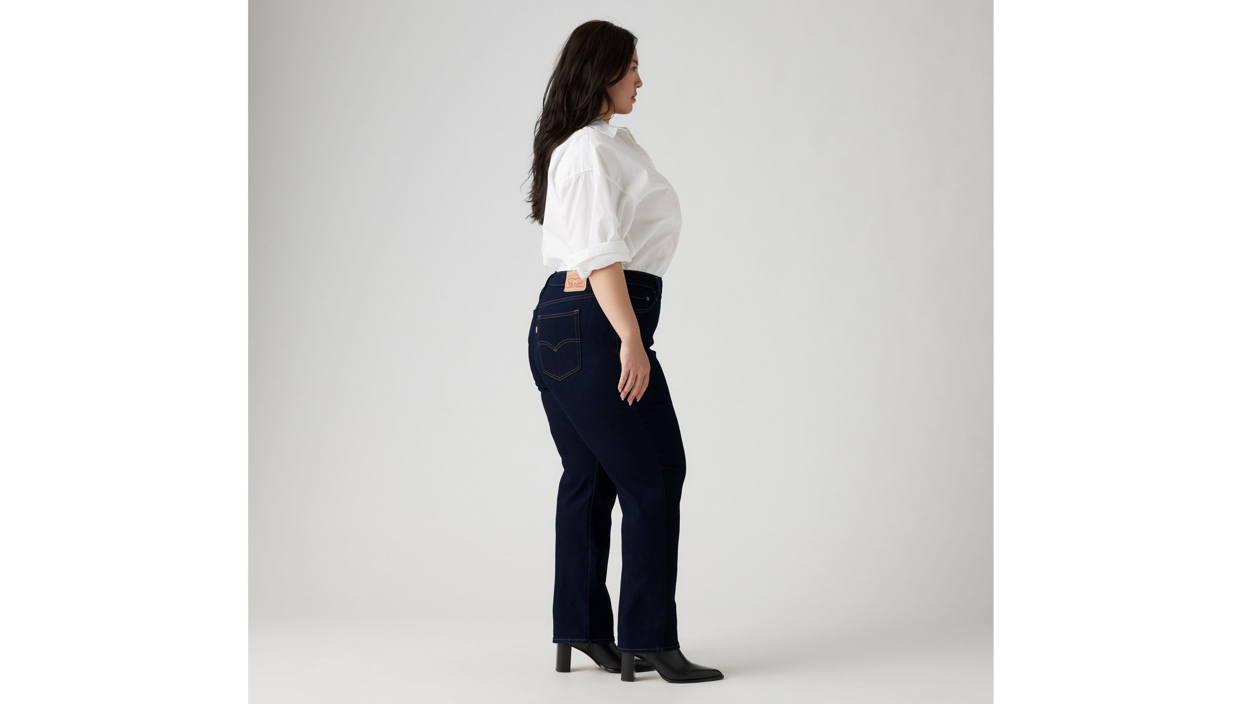 Buy Isbister High Rise Straight Leg Jeans Plus Size for CAD 94.00