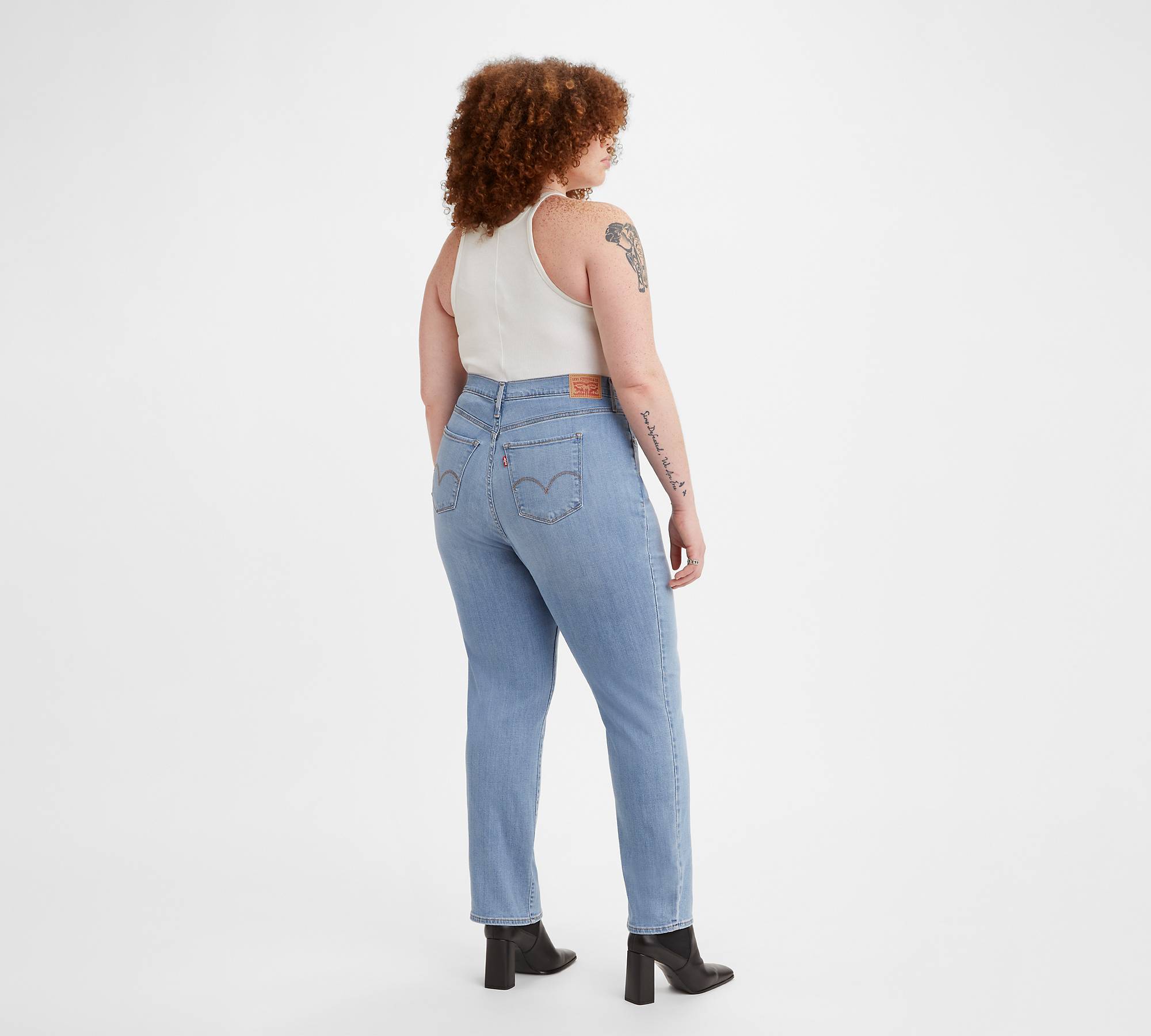 724 High Rise Straight Women's Jeans (plus Size) - Dark Wash | Levi's® US