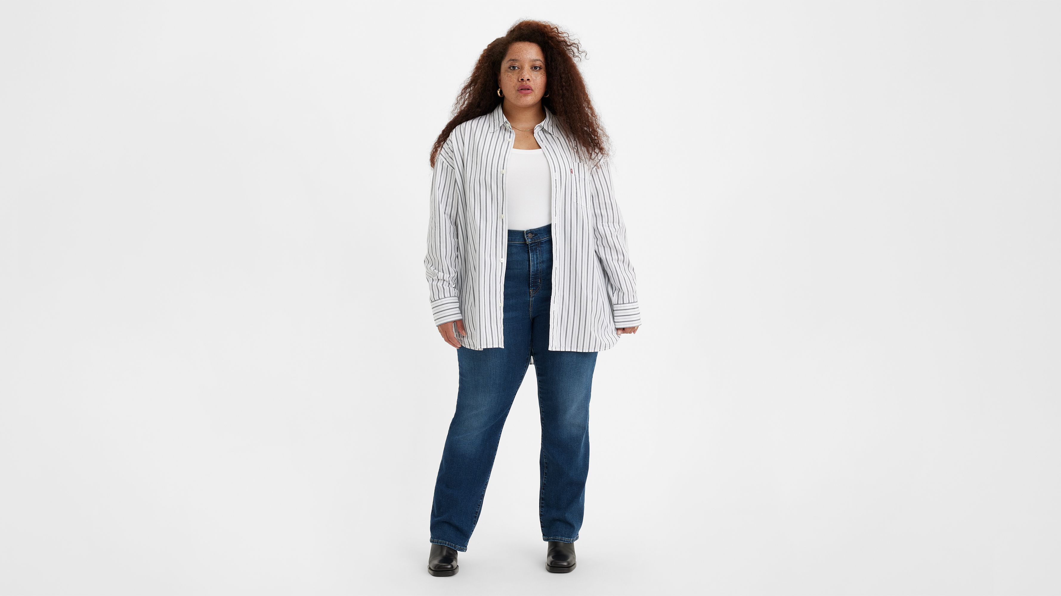 724™ High Rise Straight Jeans (Plus Size) 2