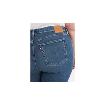 724™ raka jeans med hög midja (plusstorlek) 4