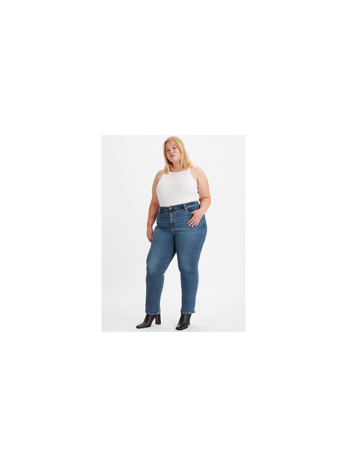 724™ High Rise Straight Jeans (Plus Size) 1