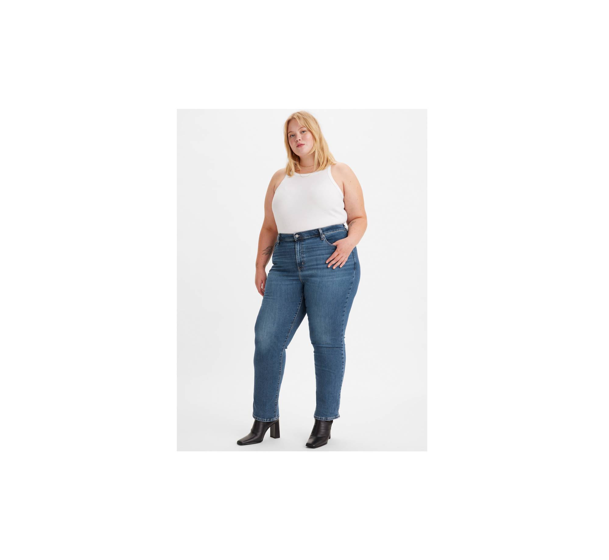 724™ High Rise Straight Jeans (Plus-Größe) 1