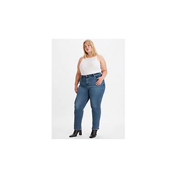 724™ High Rise Straight Jeans (plusstørrelse) 1