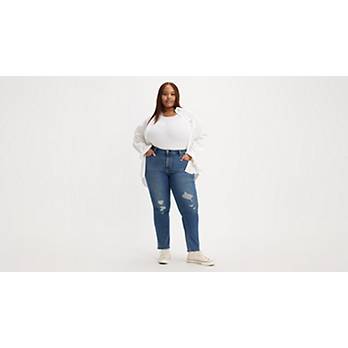 Levi's Women's Plus Size 724 High-Rise Straight Jeans 