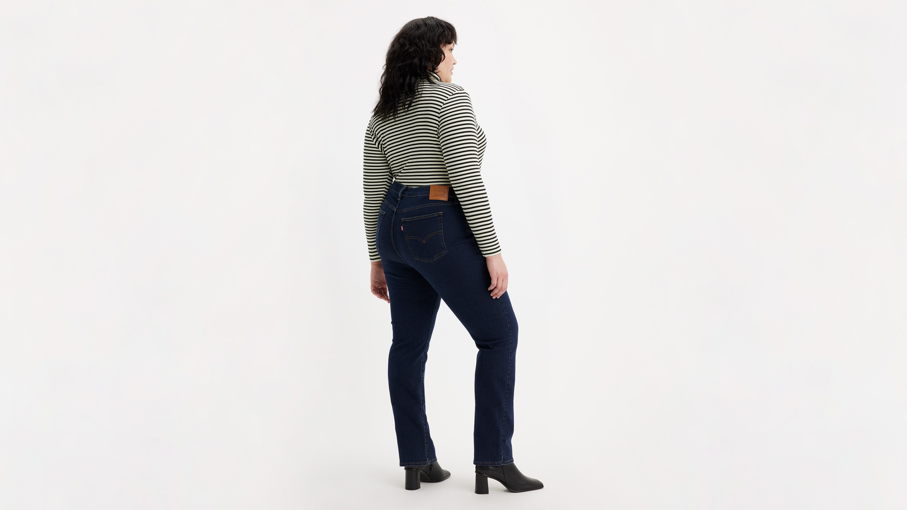 724™ High Rise Straight Jeans - Blue | Levi's® NO