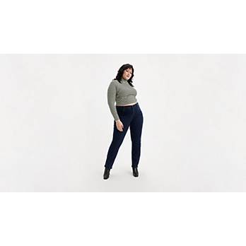 Jeans Tiro Super Alto Azul H Closet - 1 - Her Closet