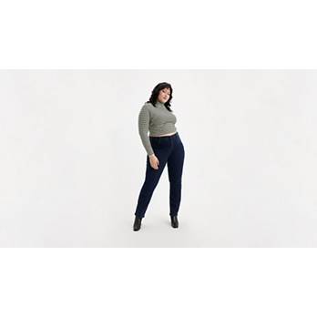 724™ rechte jeans met hoge taille 1