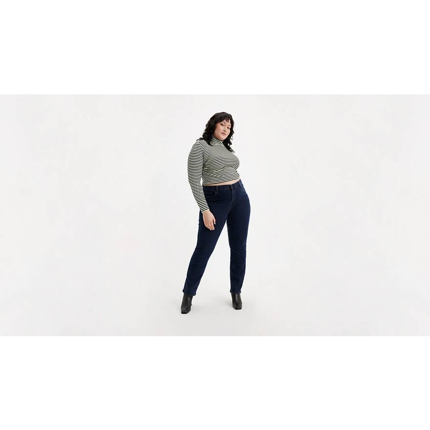 724™ rechte jeans met hoge taille 1