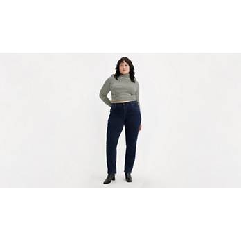 724™ rechte jeans met hoge taille 5