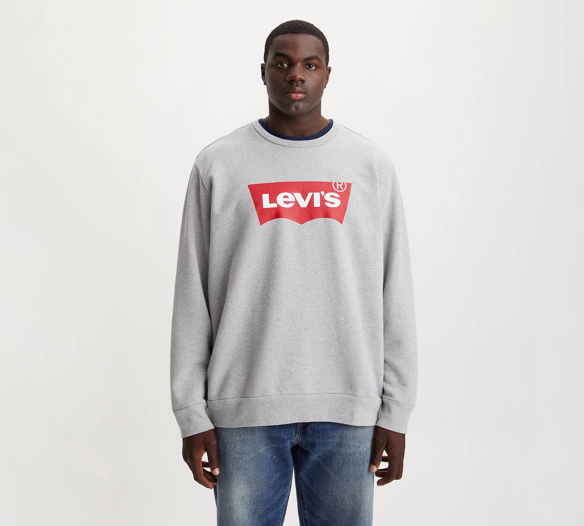 Graphic Crewneck Sweatshirt (big & Tall) - Grey | Levi's® DE