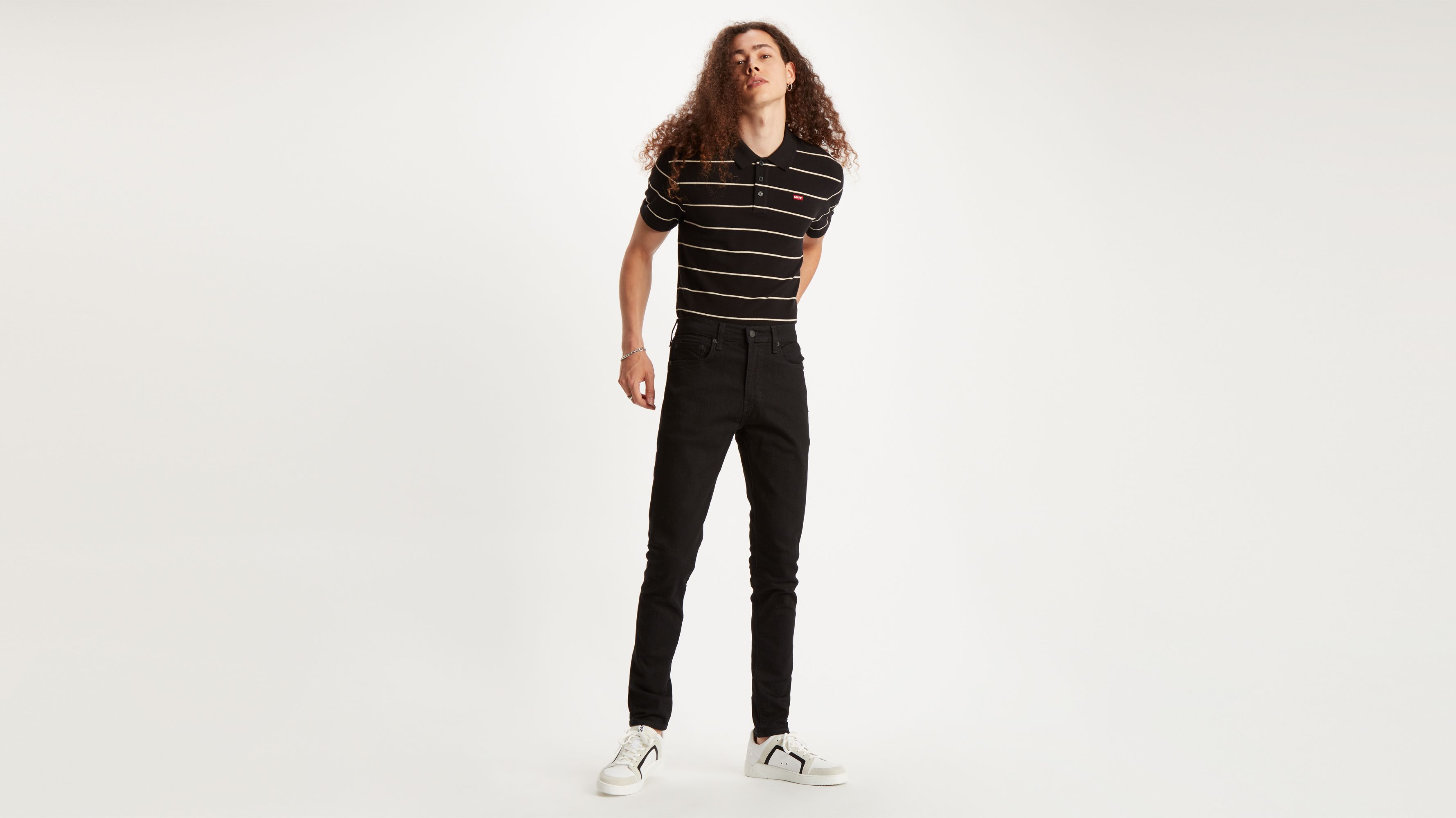 black levi skinny jeans