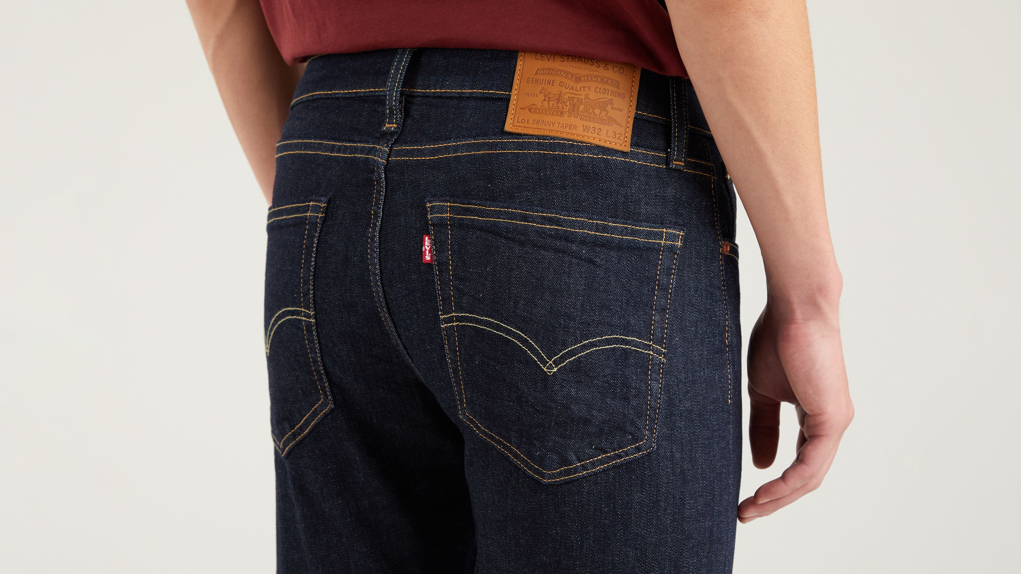 Skinny Tapered Jeans - Blue | Levi's® BE