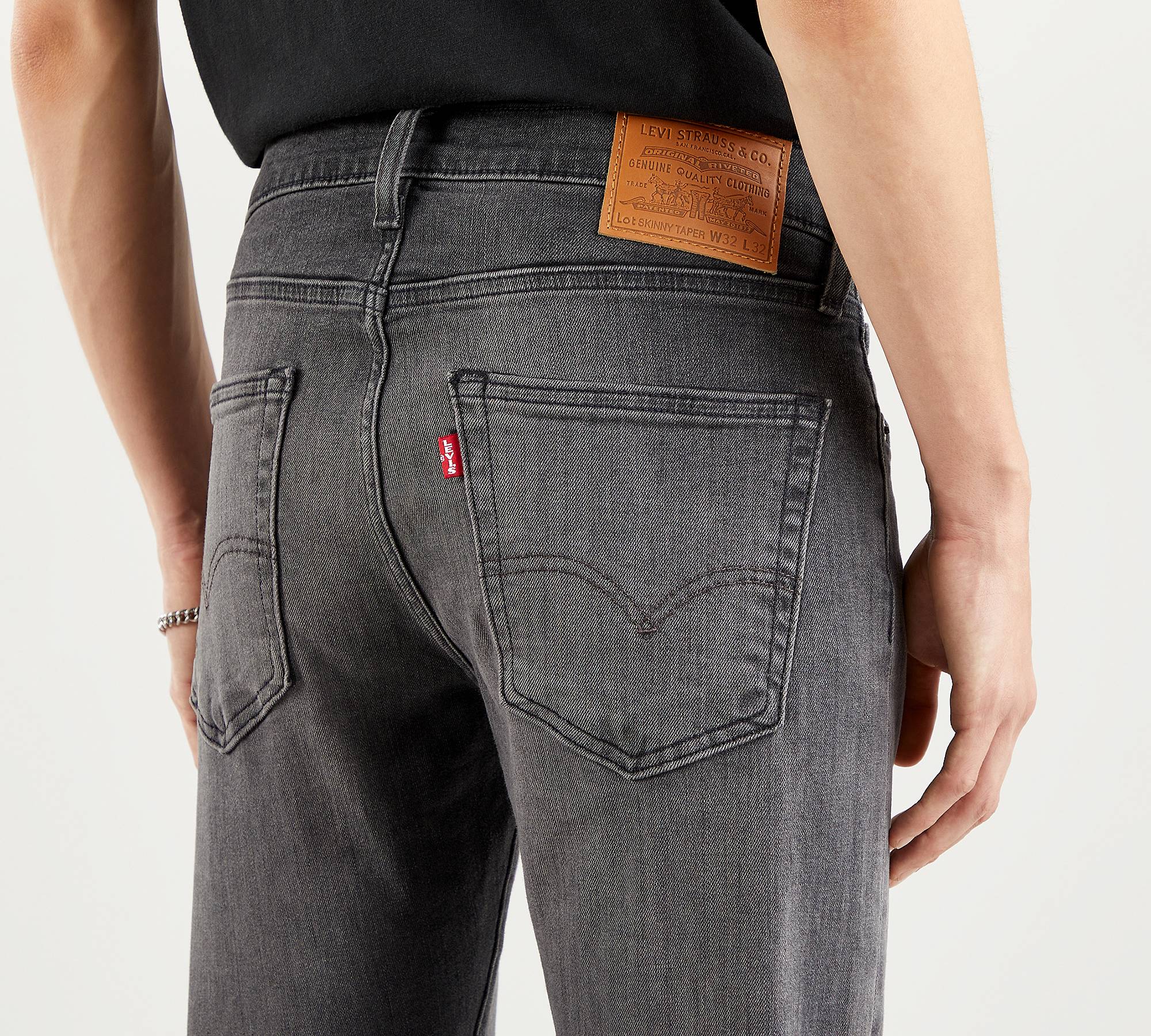 Skinny Tapered Jeans - Grey | Levi's® IT