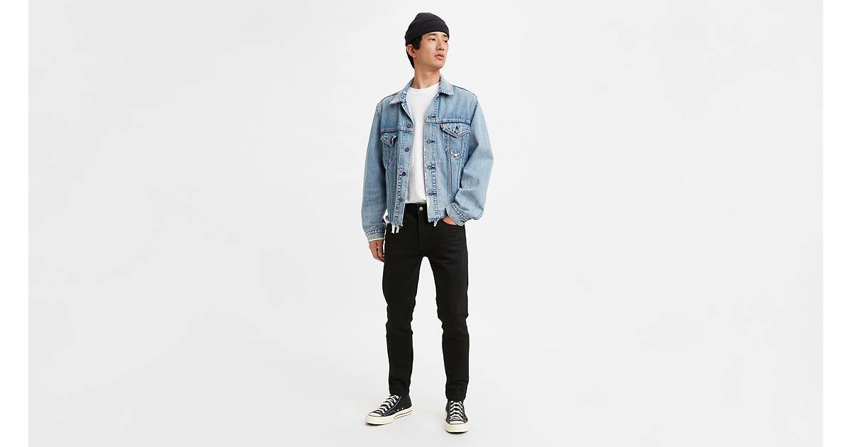 Skinny Tapered Jeans - Black | Levi's® IS