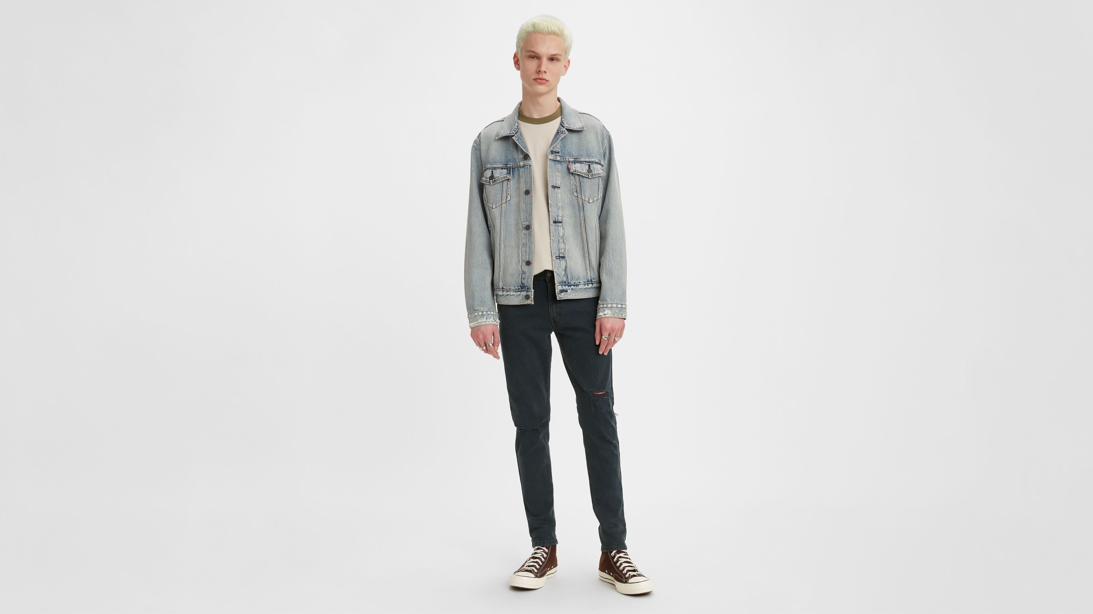 Skinny Taper Fit Men's Jeans 1