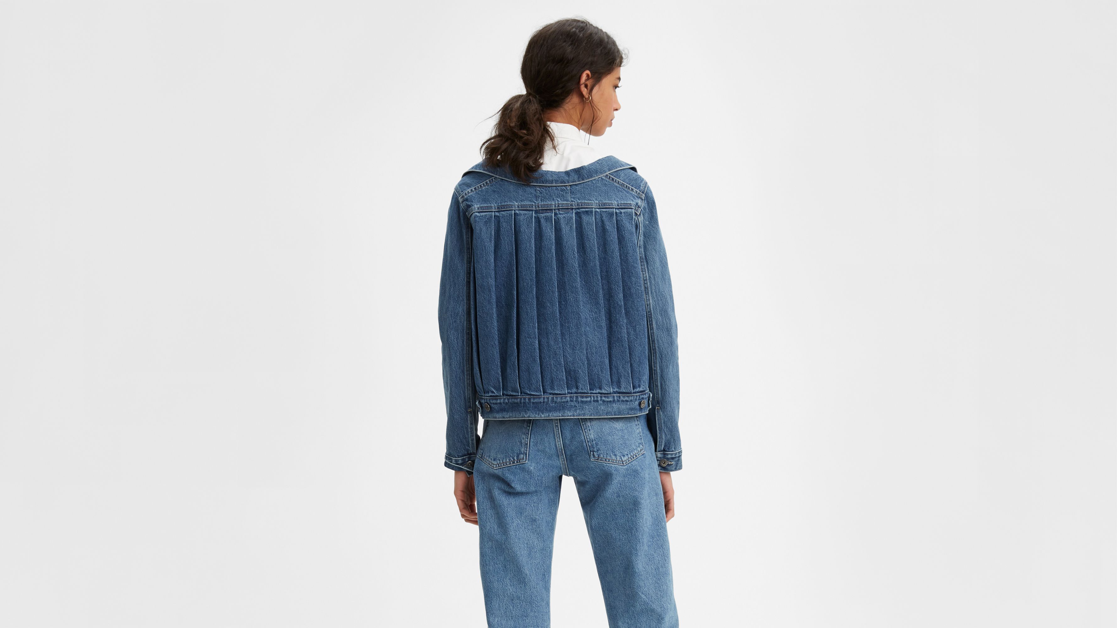 Off the Shoulder Trucker Jacket 2