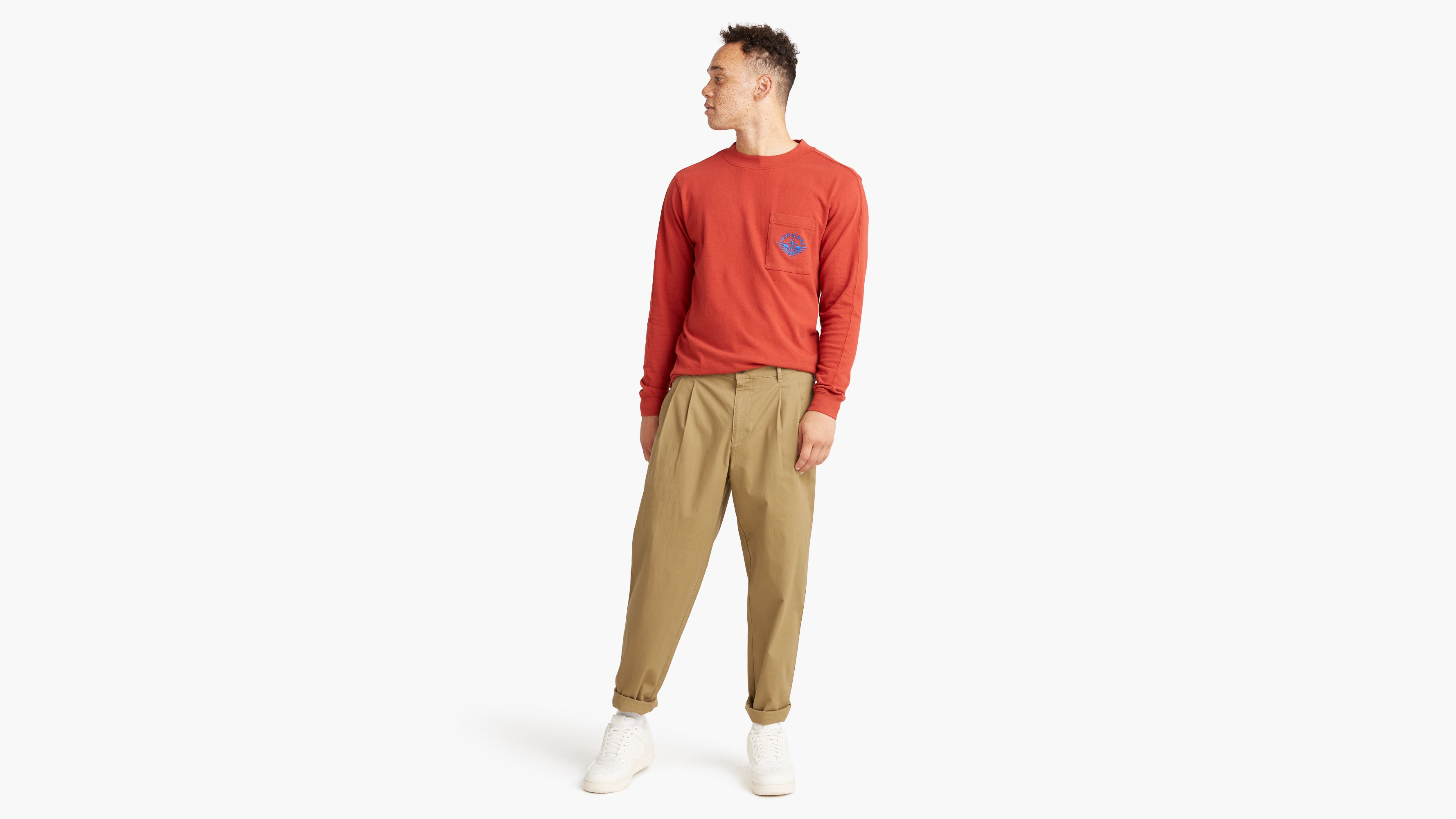 dockers men's pleated pants