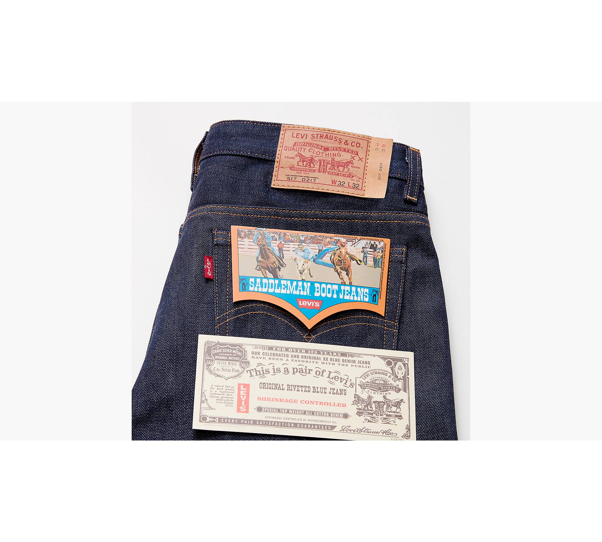 Levi's® Vintage Clothing 1970s 517™ Bootcut Jeans - Blue | Levi's® GB