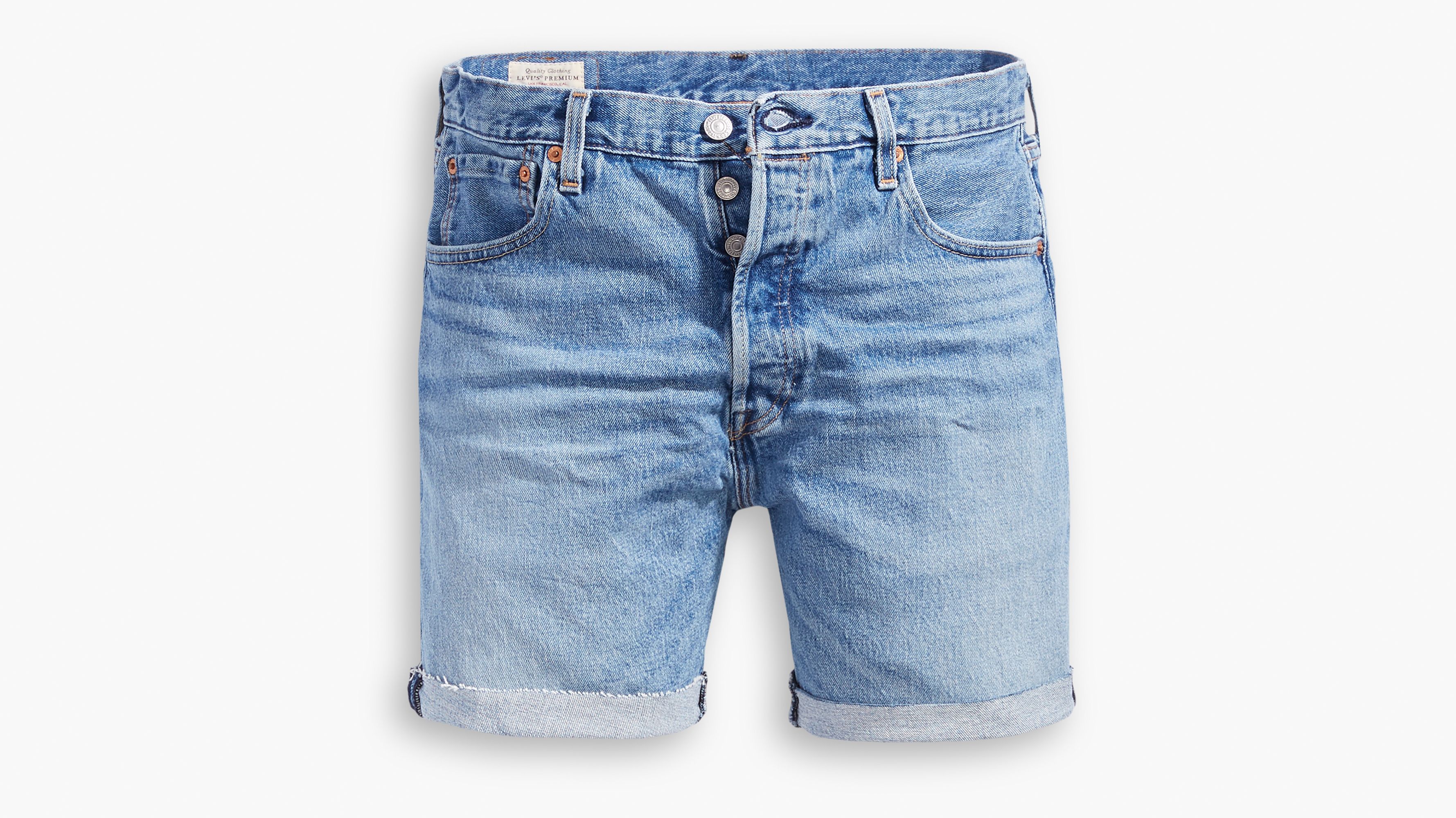 mens levi cut off jean shorts