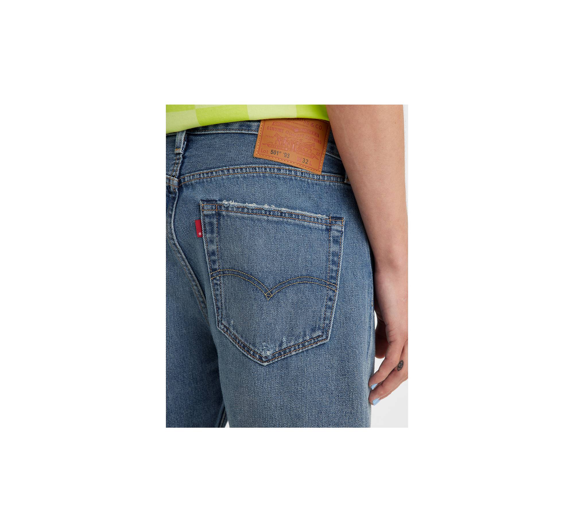 501® '93 Cut Off Jean Shorts - Blue | Levi's® CZ