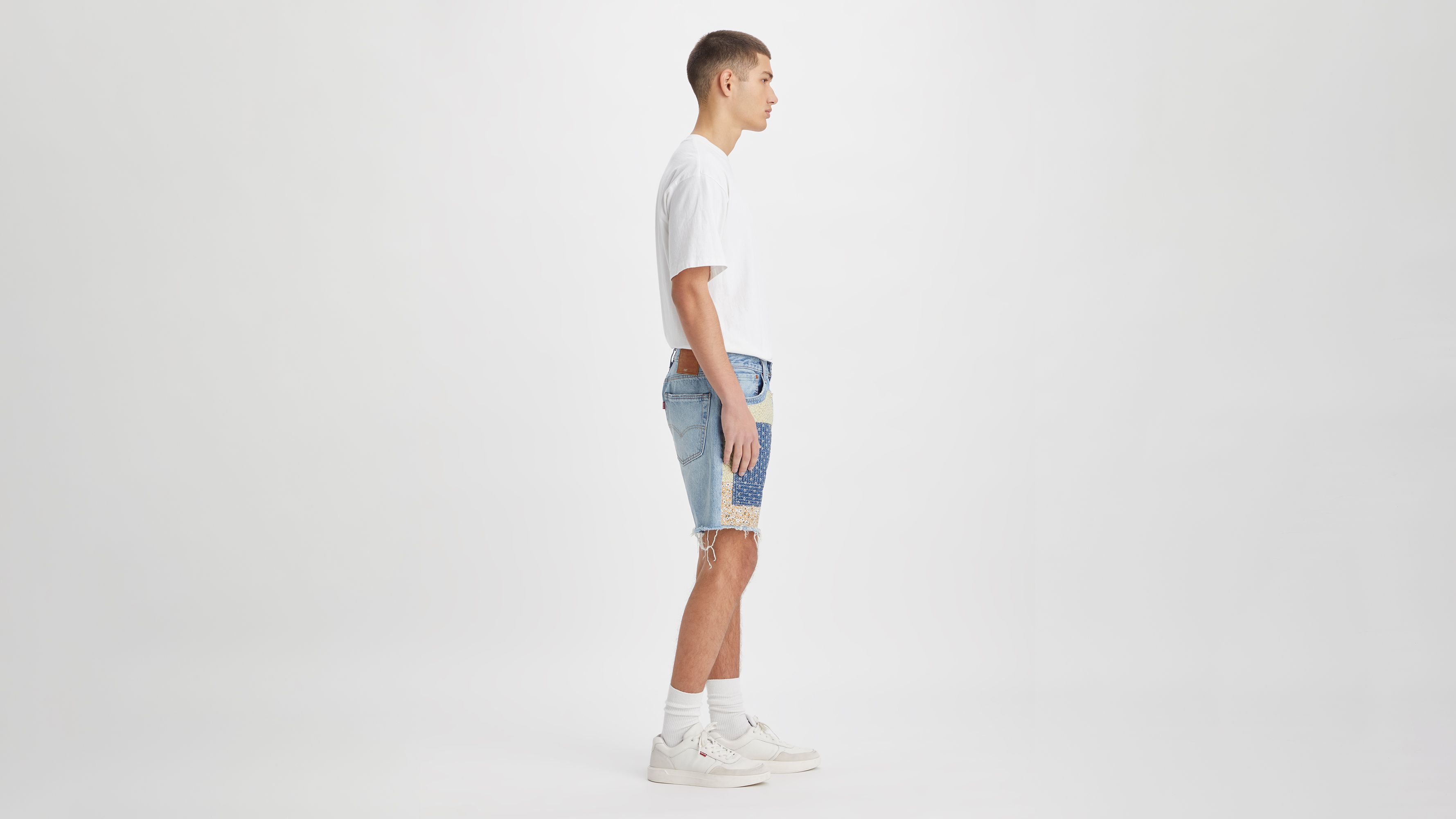 Levi's Men's Slim Fit Jean Shorts - Wax On Wax Off Denim Cutoffs 33" Waist
