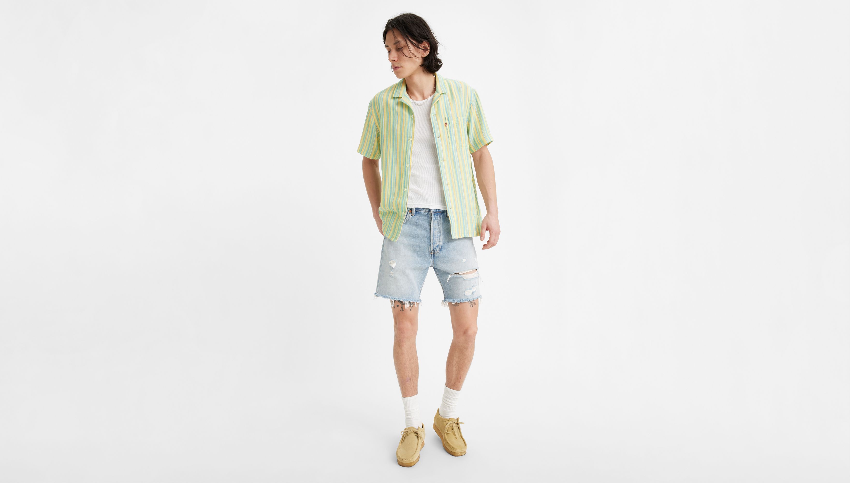 501® '93 Cut-off 7 Men's Shorts - Light Wash