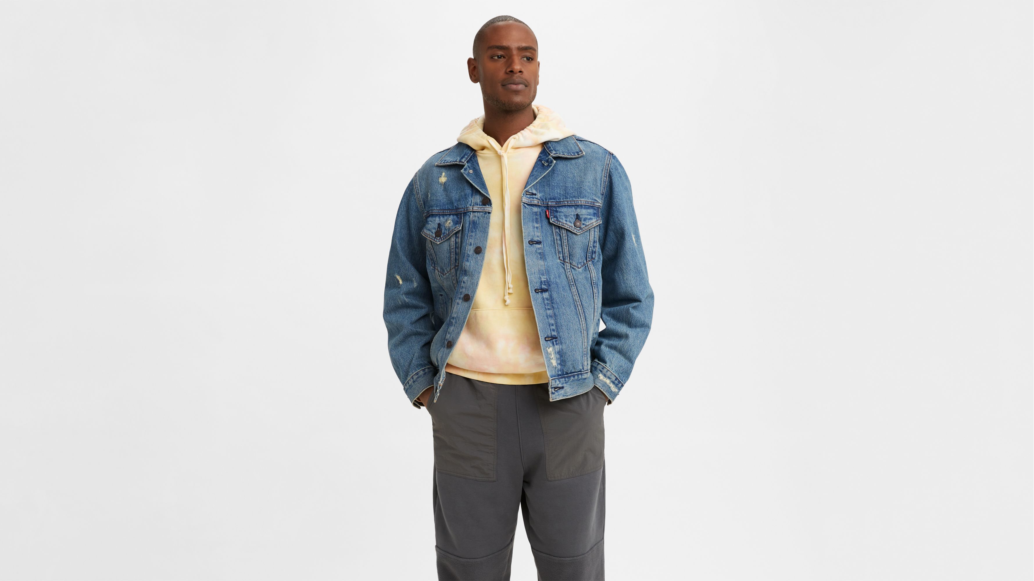 levis mens denim jackets