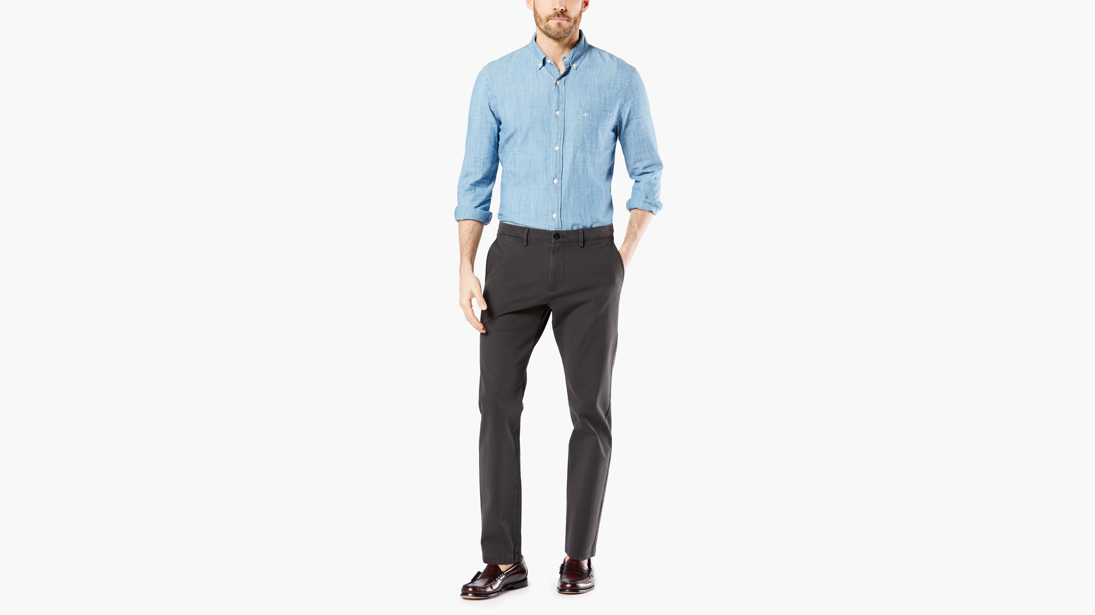 dockers big and tall pleated pants