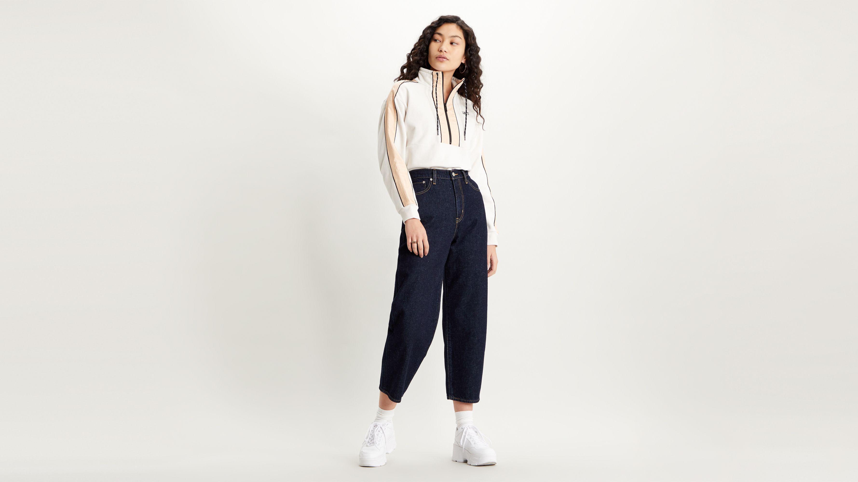 Balloon leg jeans online levi's